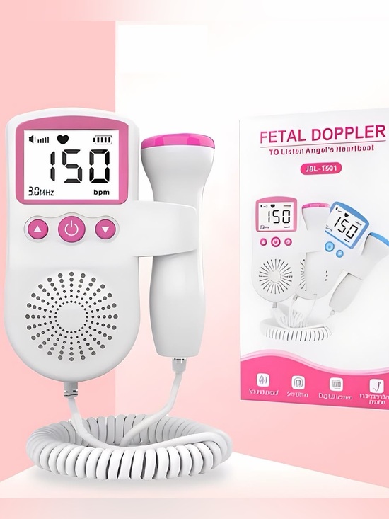 Doppler Handbags - Portable Fetal Doppler Baby Heartbeat Monitor - Pink